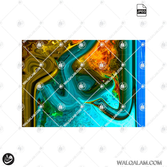 Al-Hakam (Allah Name) Abstract Art Modern Islamic Painting | PDF, EPS & PNG