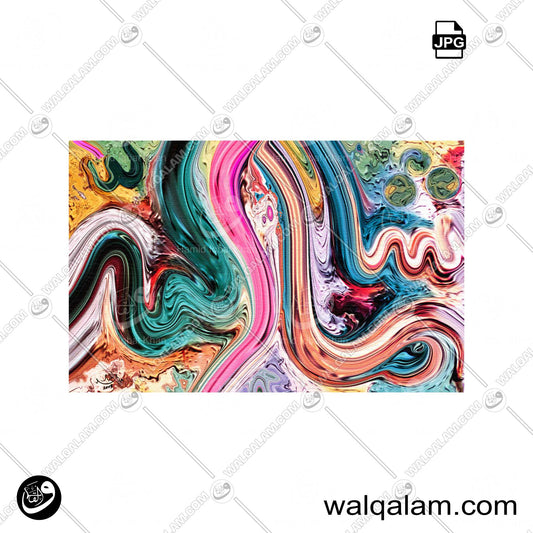 Masha Allah – Modern Abstract Islamic Calligraphy Painting 1 |